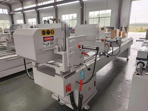 400mm Double Kepala tliti Cutting Saw PVC Window Profil Processing Equipment