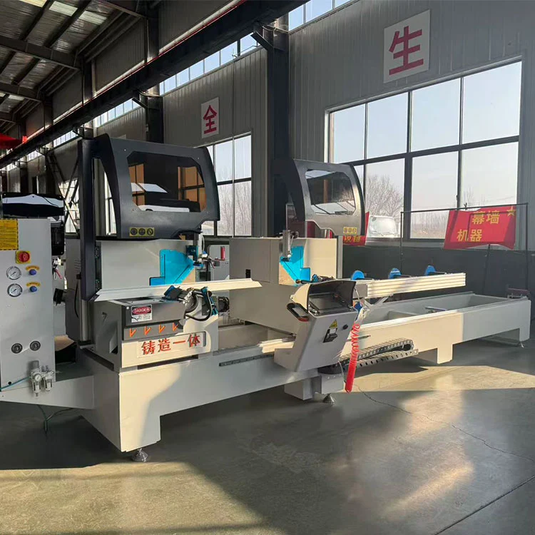 Double Miter Saw kanggo Window Frame Produksi