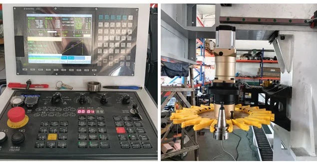High-Speed ​​5-Axis Gantry Machining Center kanggo Fabrikasi Tembok Tirai
