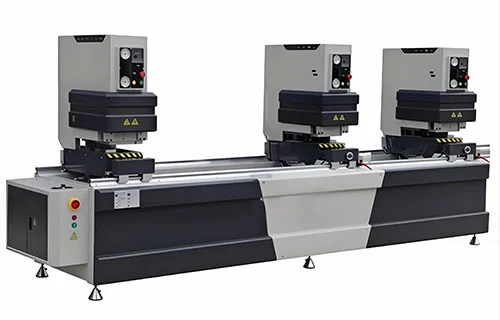 threeHead Seamless Welding Machine kanggo PVC Lawang lan Windows